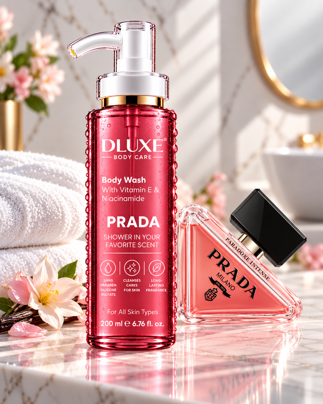 DLUXE PRADA – Gel Douche Parfumé