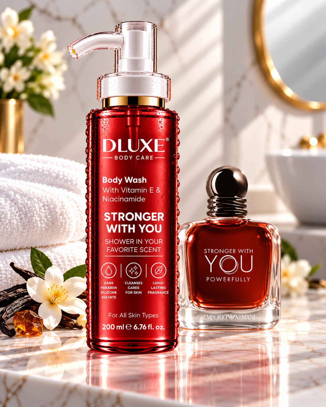 DLUXE STRONGER WITH YOU – Gel Douche Parfumé
